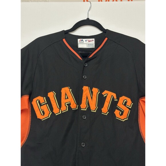 MLB Majestic San Francisco Giants Authentic Jersey Mens 40 Cool Base Stitched - Picture 3 of 13